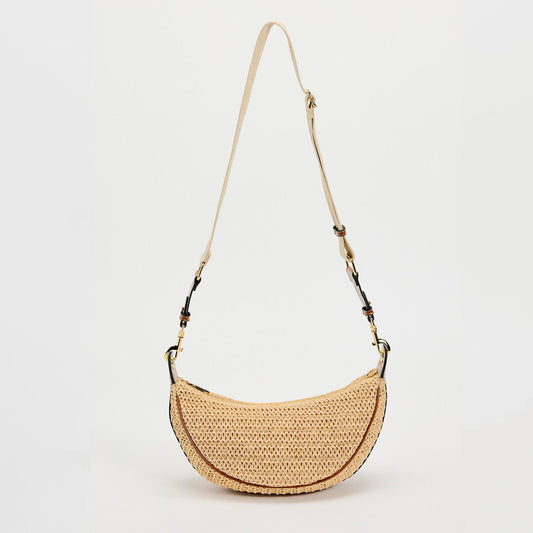 Nuvia（ヌヴィア）ラフィア調サマーバッグ ナチュラル